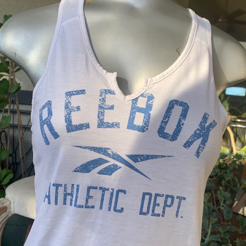 Reebok White Women's Racerback Tank Top